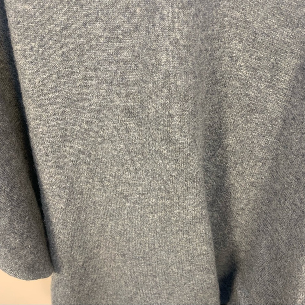 Max Studio 100% 2 Ply Cashmere Cowl Neck Poncho Shrug Sweater - Picture 12 of 14